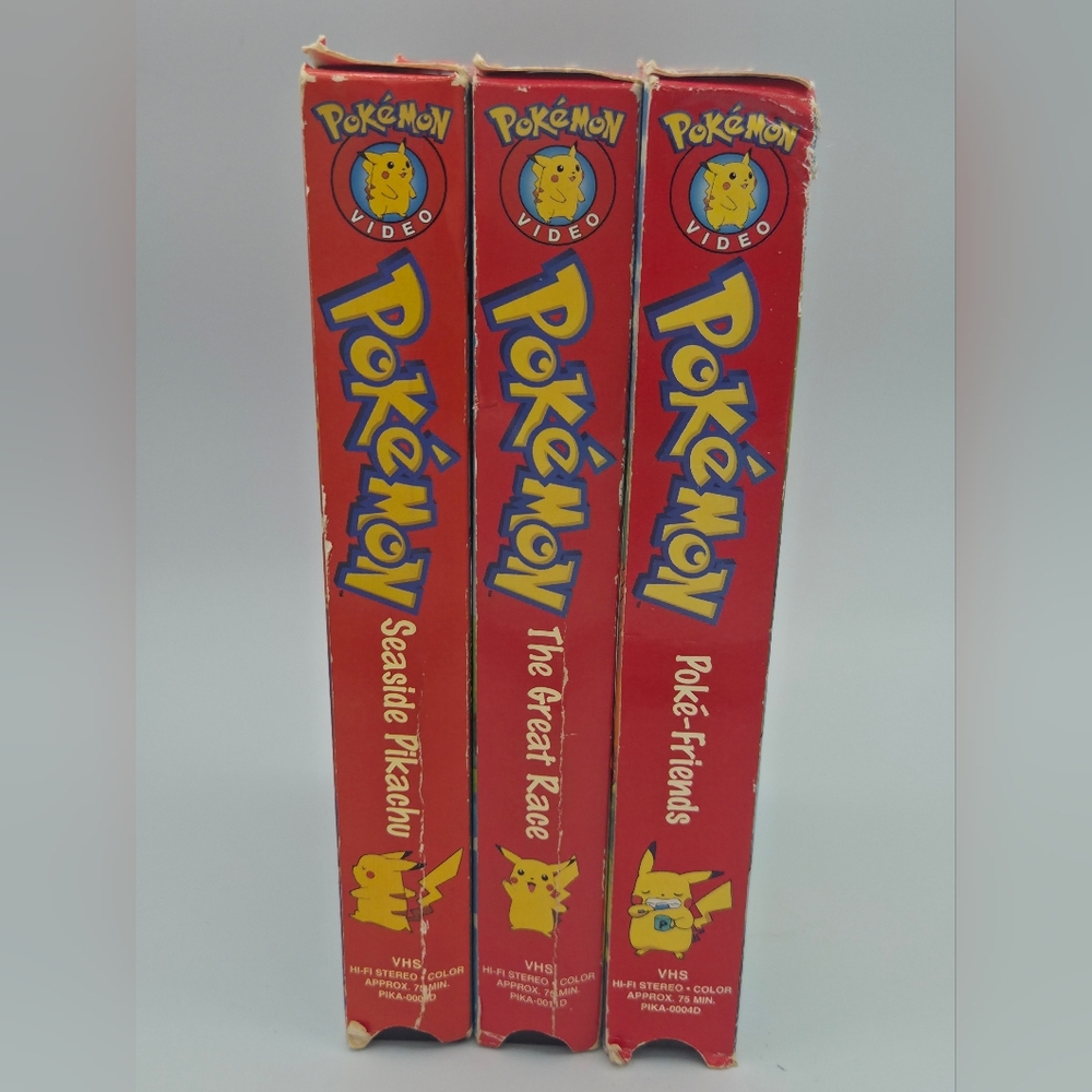 3X Pokemon VHS Set!